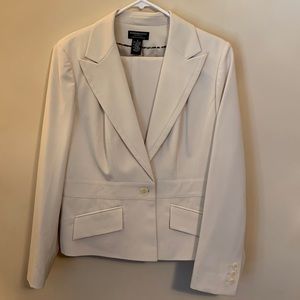 Cream jacket with matching pants